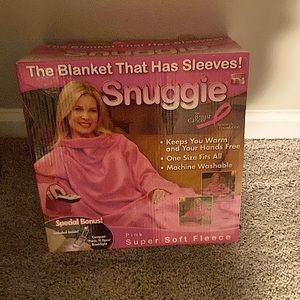 Brand new pink fleece, Snuggie, great way to honor Breast Cancer month !!!